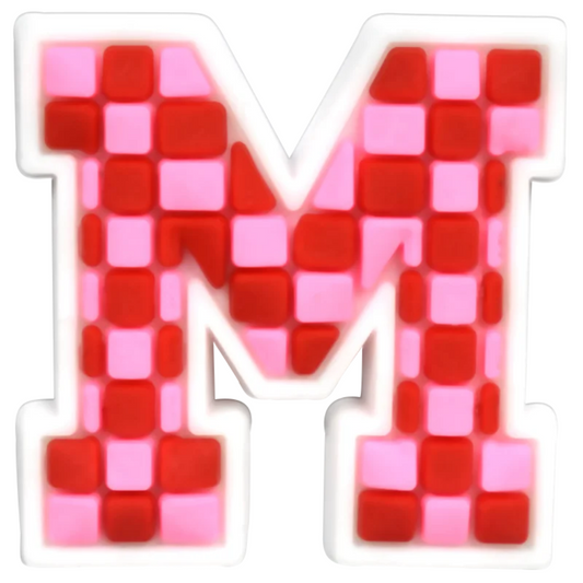 M - Red Checkered
