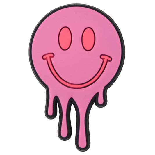 Pink Drip Face Smiley Emoji