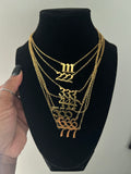 18k Gold Plated Angel Numbers