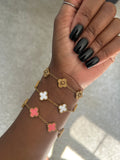 Dainty |Gold Plated | Clover Bracelets