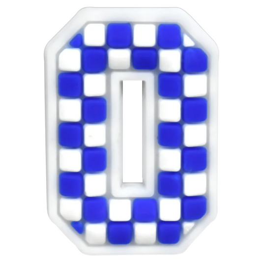 O - Blue Checkered