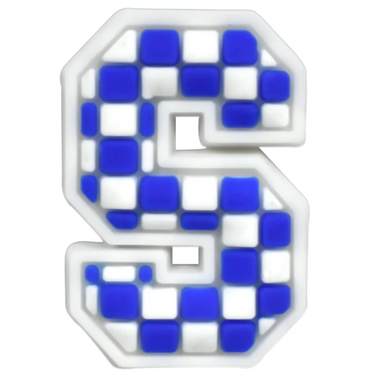 S - Blue Checkered