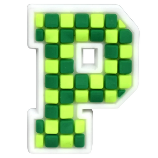 P - Green Checkered