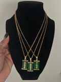 Green JADE Chinese Necklace | Good Fortune