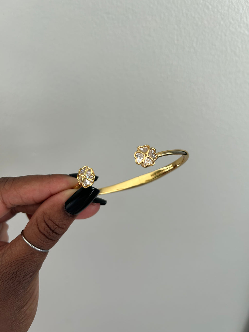 Upcycled K. Spade ♠️ Clover Bangle