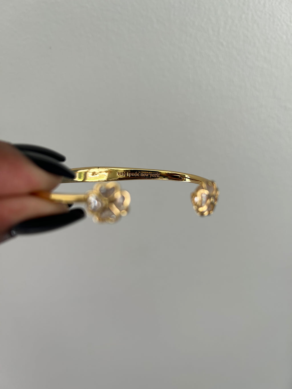 Upcycled K. Spade ♠️ Clover Bangle