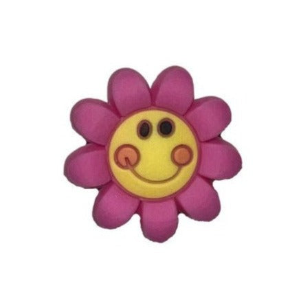 Smiley Face Flower - Pink